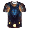 Newest Wolf 3D Print Animal Cool Funny T-Shirt Men Short Sleeve Summer Tops Male T Shirt Fashion Breathable With Short | Vimost Shop.