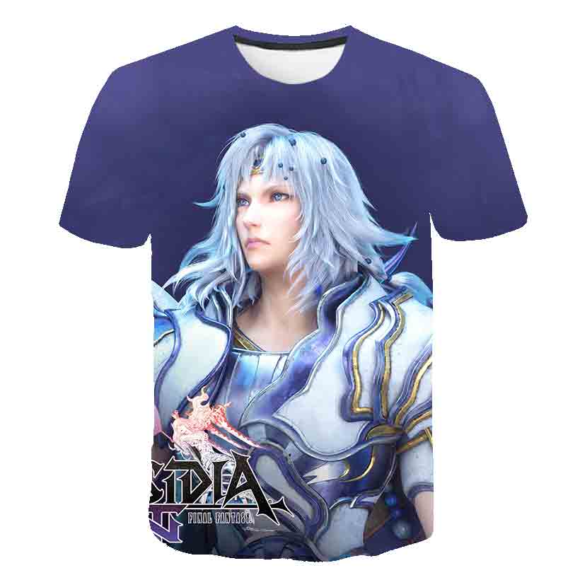 Japanese Game Final Fantasy Anime 3D T Shirt Men/Women Harajuku T-shirt Satanist Moive Graphic Tees men Tshirt Streetwear Top | Vimost Shop.