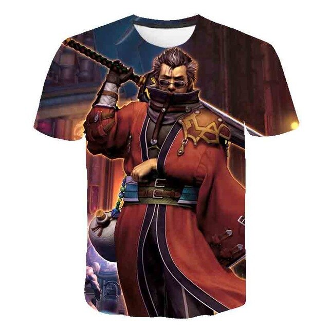 Japanese Game Final Fantasy Anime 3D T Shirt Men/Women Harajuku T-shirt Satanist Moive Graphic Tees men Tshirt Streetwear Top | Vimost Shop.