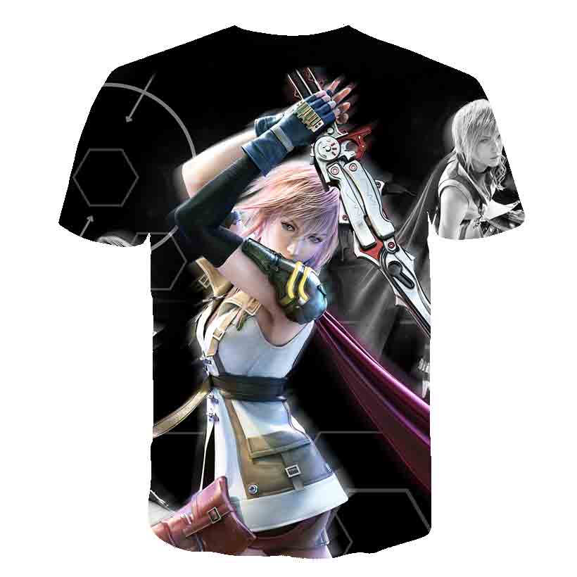 Japanese Game Final Fantasy Anime 3D T Shirt Men/Women Harajuku T-shirt Satanist Moive Graphic Tees men Tshirt Streetwear Top | Vimost Shop.