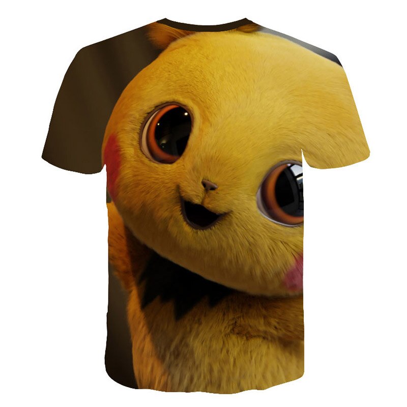 Pokemon Detective Pikachu 3D Printed Children T-shirt Summer Short Sleeve T shirt Boys/girl Tops | Vimost Shop.