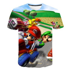 summer New Harajuku style Classic games Super Mario t shirt Mario Bros 3D print t-shirts hip hop tshirt | Vimost Shop.