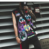 Funny Hip Hop Comic Letter Graffiti Fashion Tank Tops Mens Summer Streetwear Casual Cotton Sleeveless Vests | Vimost Shop.