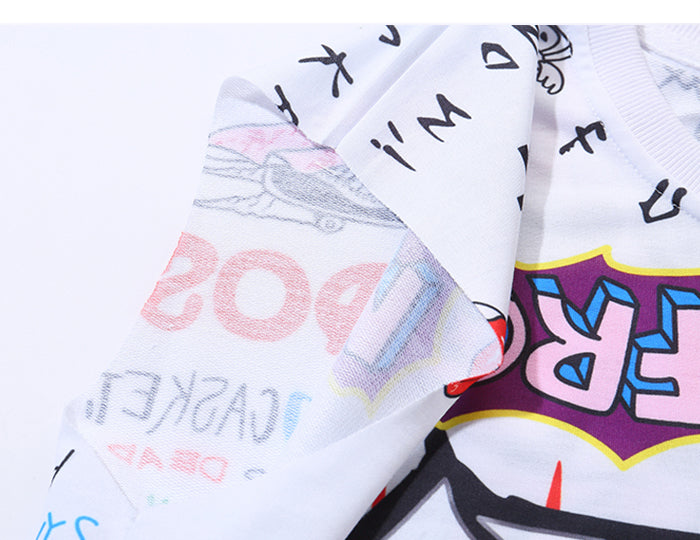 Funny Hip Hop Comic Letter Graffiti Fashion Tank Tops Mens Summer Streetwear Casual Cotton Sleeveless Vests | Vimost Shop.