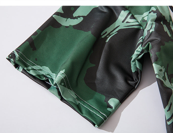 Hip Hop Color Block Character Print Mens T Shirt Harajuku Streetwear Tops Fashion Casual Cotton Short Sleeve | Vimost Shop.