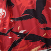Japanese Crow Print Kimonos Streerwear Yukata Women Haori Harajuku Kimono Robe Cardigan Men Red Asian Clothes | Vimost Shop.