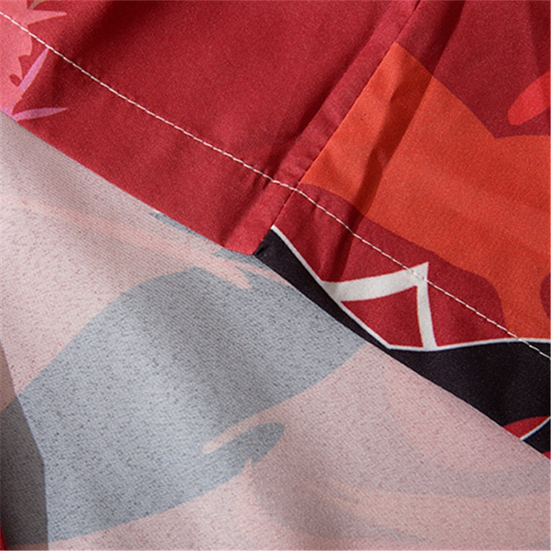 Japanese Crow Print Kimonos Streerwear Yukata Women Haori Harajuku Kimono Robe Cardigan Men Red Asian Clothes | Vimost Shop.