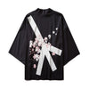 Japanese Crow Print Kimonos Streerwear Yukata Women Haori Harajuku Kimono Robe Cardigan Men Red Asian Clothes | Vimost Shop.