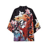 Japanese Style Anime Dragon Kimono Streetwear Men Women Cardigan Japanese Black Robe Female Summer Tokyo Clothing | Vimost Shop.