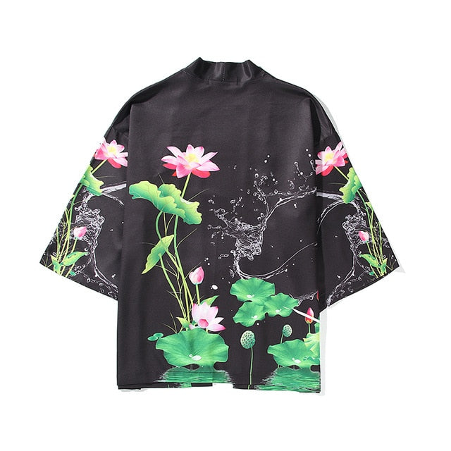 i Japanese Style Anime Tiger Cardigan Kimono Cosplay Harajuku Women Men Yukata Streetwear White Traditional Robe Tops | Vimost Shop.
