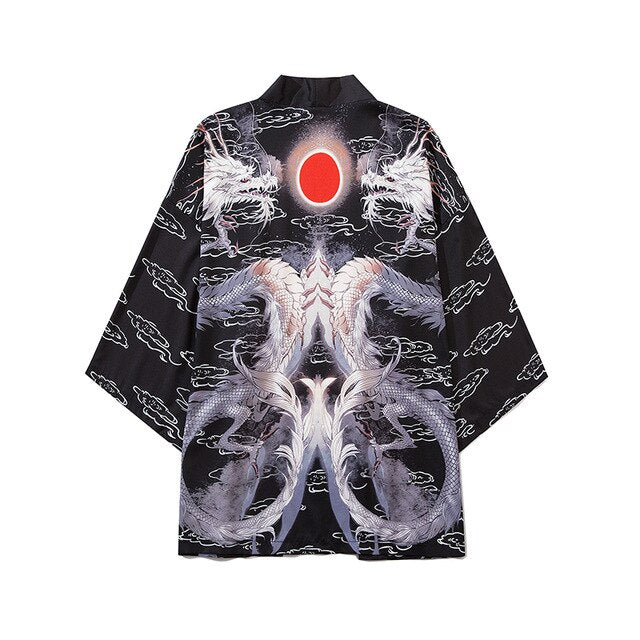 Anime Beauty Devil Kimono Streetwear Style Men Women Cardigan Japanese Robe Female Traditional Clothing | Vimost Shop.