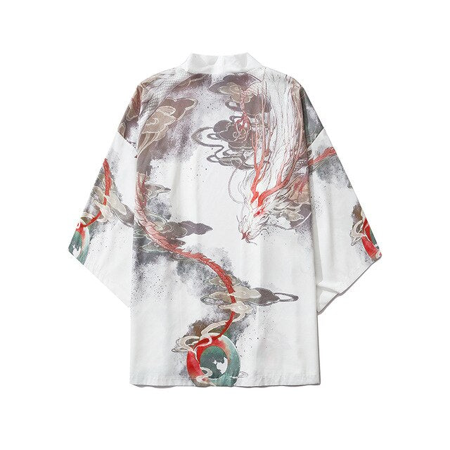 Anime Beauty Devil Kimono Streetwear Style Men Women Cardigan Japanese Robe Female Traditional Clothing | Vimost Shop.