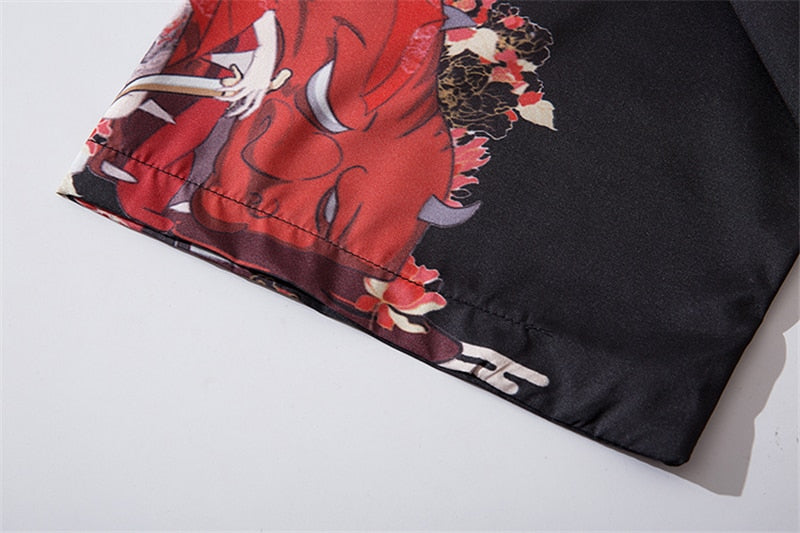 Anime Beauty Devil Kimono Streetwear Style Men Women Cardigan Japanese Robe Female Traditional Clothing | Vimost Shop.