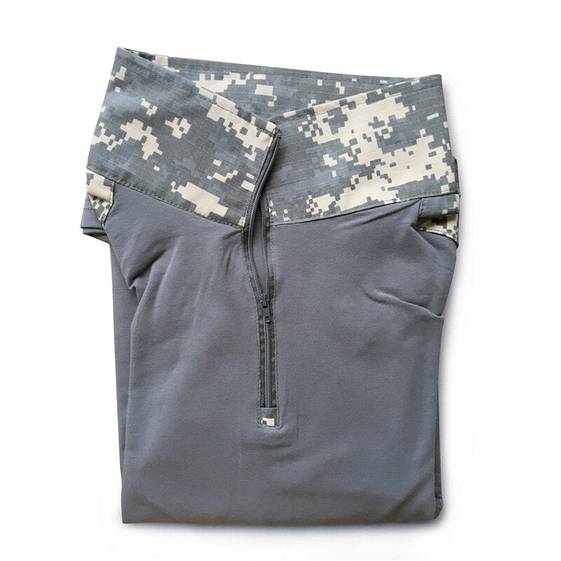 Men T-Shirts Multicam Camouflage Tactical T-Shirt Cotton Short Sleeve Top Tees Army Military Tee Shirts Paintball | Vimost Shop.