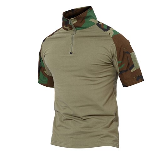 Men T-Shirts Multicam Camouflage Tactical T-Shirt Cotton Short Sleeve Top Tees Army Military Tee Shirts Paintball | Vimost Shop.