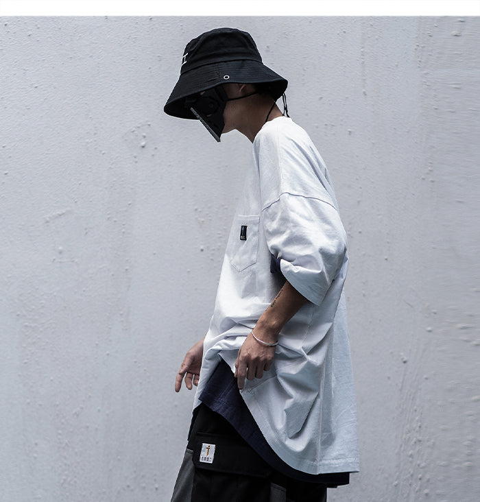 Japanese Style Streetwear T Shirt Men Hip Hop Casual Short Sleeve Summer Fashion Casual Male Techwear Tshirt | Vimost Shop.