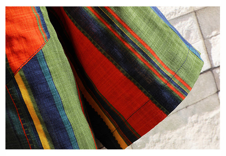 Stripe Bohemian Hawaiian Shirt Men 5XL Japanese Cotton Short Sleeve Beach Casual Shirts Summer Fashion Hip Hop Blouses Male 2020 | Vimost Shop.