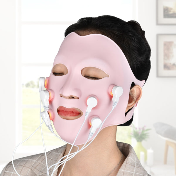Face Skin Care Tool Photon Therapy Facial Soft Gel with Controller Acupoint Vibration Therapy LED Reduce Wrinkle Vibration Lift | Vimost Shop.