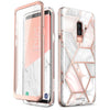 For Samsung Galaxy S9 Plus Case Cosmo Full-Body Glitter Marble Bumper Protective Cover with Built-in Screen Protector | Vimost Shop.