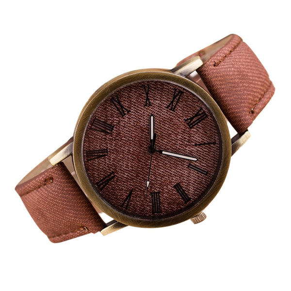 Simple Watch Business Men Retro Vogue Male WristWatch Cowboy Fashion Leather Analog Quartz Watch Man Clock | Vimost Shop.