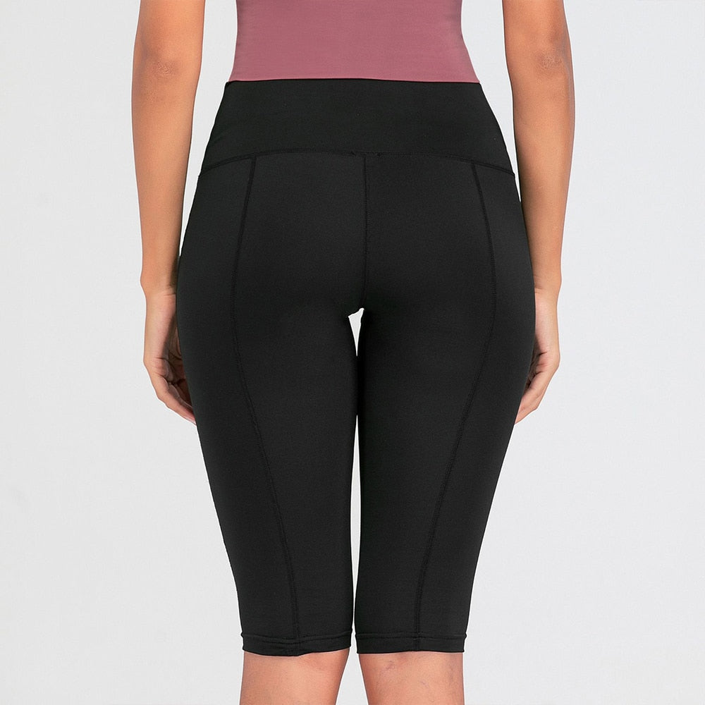 Sexy Women Stretch Biker Shorts Workout Leggings Neon Green Black Athletic Workout Fitness Jogger High Waist Yoga Shorts | Vimost Shop.