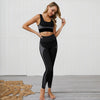Patchwork Knitted Seamless Yoga Fitness Set Tank Crop Top High Waist Pants Sportswear Tracksuit New Sports Gym Workout Clothes | Vimost Shop.