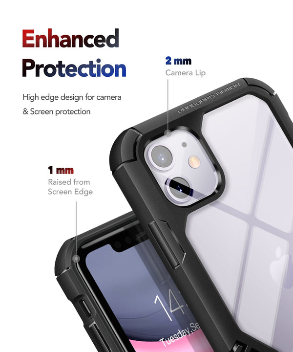 TPU Case For iPhone 11 Case Rugged Cell Phone Cases Heavy Duty Shockproof Drop Protection Cover For iPhone 11 6.1 Inch | Vimost Shop.