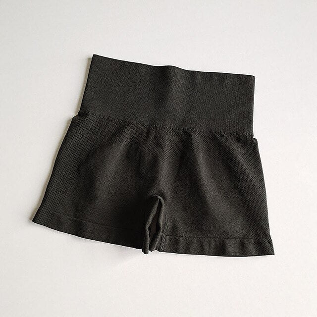 Solid Yoga Seamless Fitness Shorts Workout Dots Shorts Scrunch Butt Jogging Short Pants Fashion Running Gym Leggings Shorts | Vimost Shop.