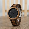 Zebra Wood Men's Watches Japan Movement Quartz Wristwatch with US RU Oversea Warehouse relogio masculino | Vimost Shop.