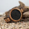 Zebra Wood Men's Watches Japan Movement Quartz Wristwatch with US RU Oversea Warehouse relogio masculino | Vimost Shop.