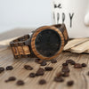 Zebra Wood Men's Watches Japan Movement Quartz Wristwatch with US RU Oversea Warehouse relogio masculino | Vimost Shop.