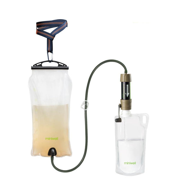 Outdoor water filter Gravity Water Filter System for hiking,camping,survival and travel | Vimost Shop.