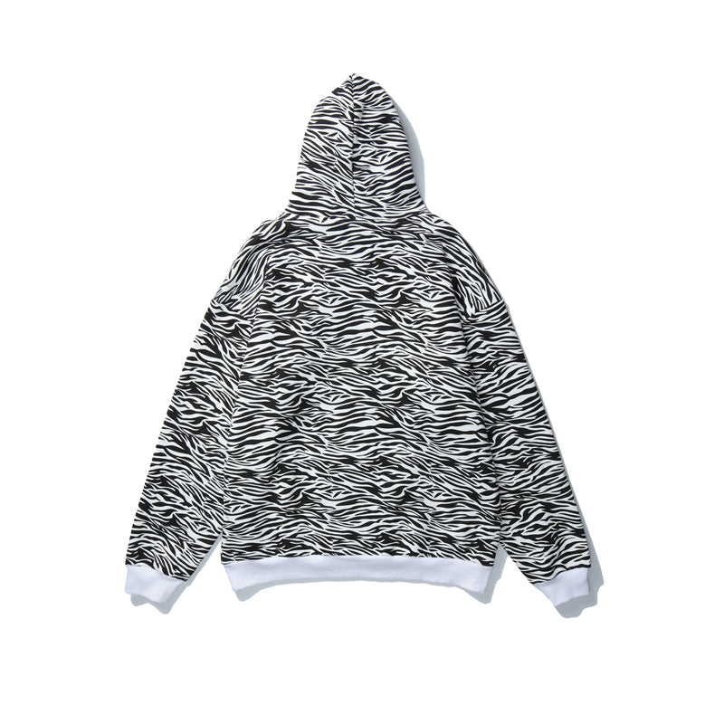 Streetwear Green Zebra Pattern Hoodies Sweatshirt Hip Hop Hoodie Autumn Harajuku Pullover Oversize Unisex Clothes | Vimost Shop.