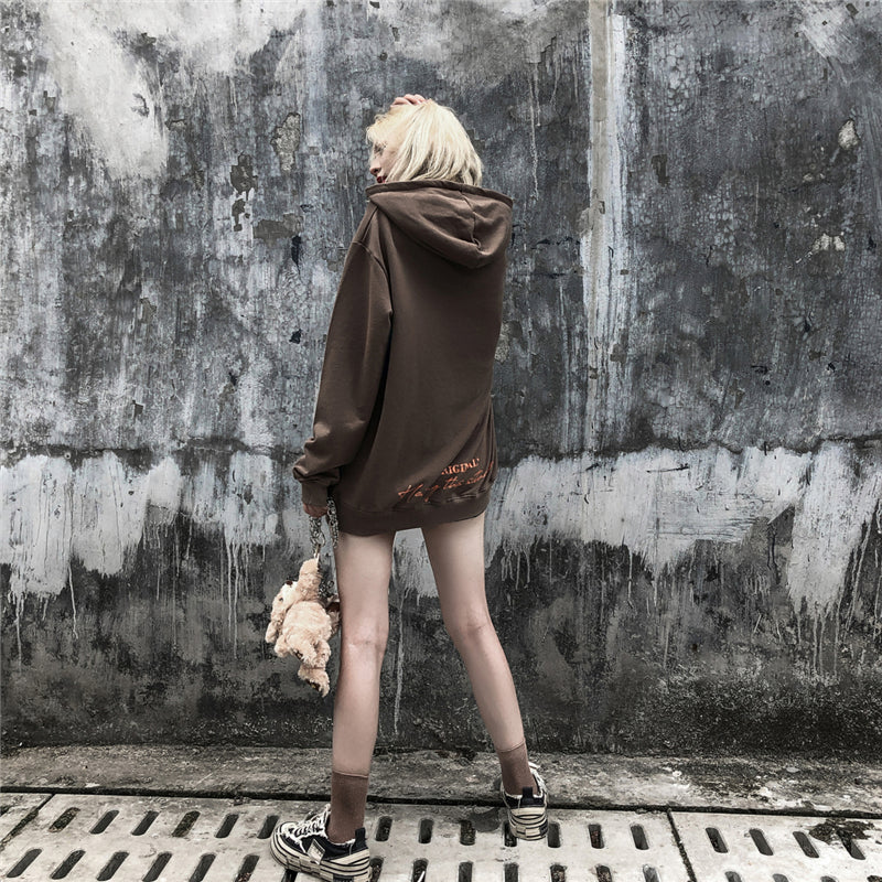 Street Wear Hip Hop Style Funny Statue of Liberty Hoodie Sweatshirt Men Harajuku Hoodie Pullover Cotton Khaki | Vimost Shop.