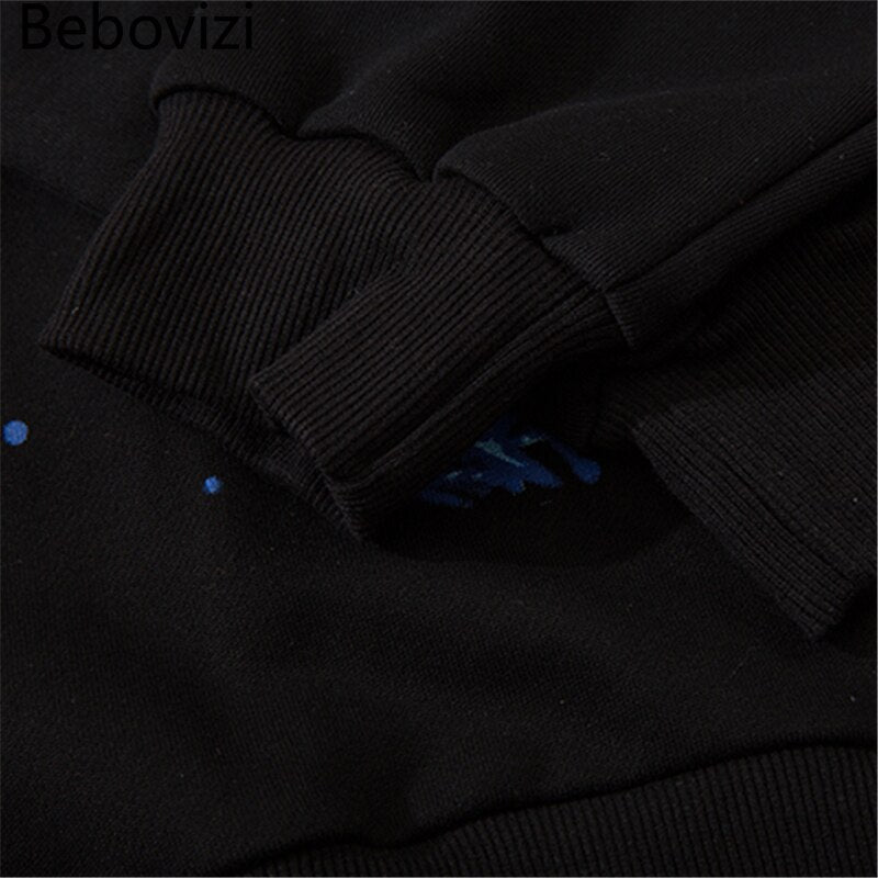 Men Blue Lightning Hoodie Sweatshirt Hip Hop Streetwear Hoodie Pullover Harajuku Autumn Winter Hoodies Cotton | Vimost Shop.
