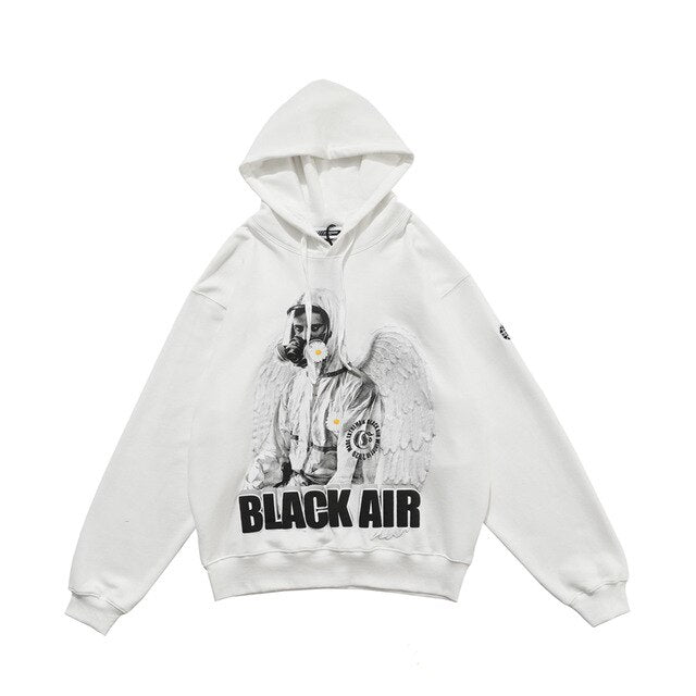 Reflective Astronaut Angel Print Sweatshirts Hoodies Autumn Men Casual Funny Pullover Hooded Hoodie Hip Hop Cotton Tops | Vimost Shop.