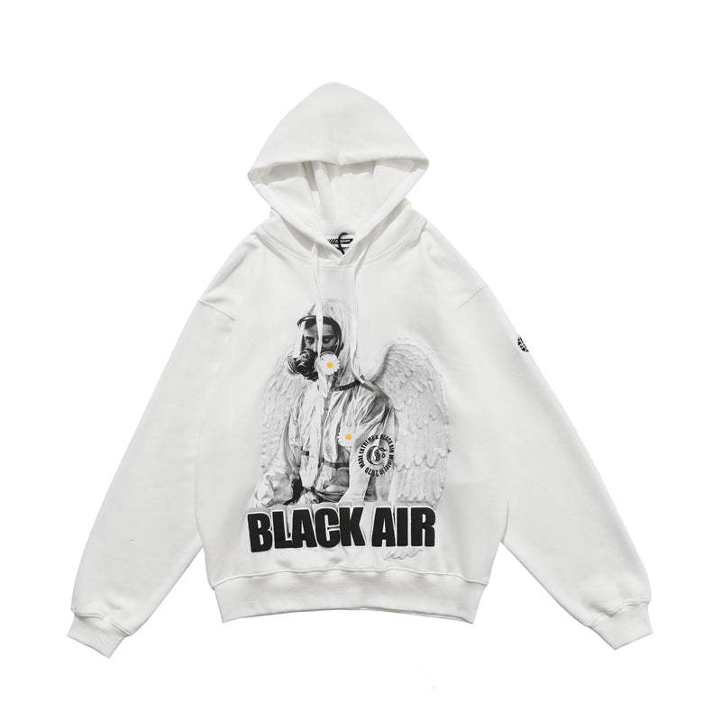 Reflective Astronaut Angel Print Sweatshirts Hoodies Autumn Men Casual Funny Pullover Hooded Hoodie Hip Hop Cotton Tops | Vimost Shop.