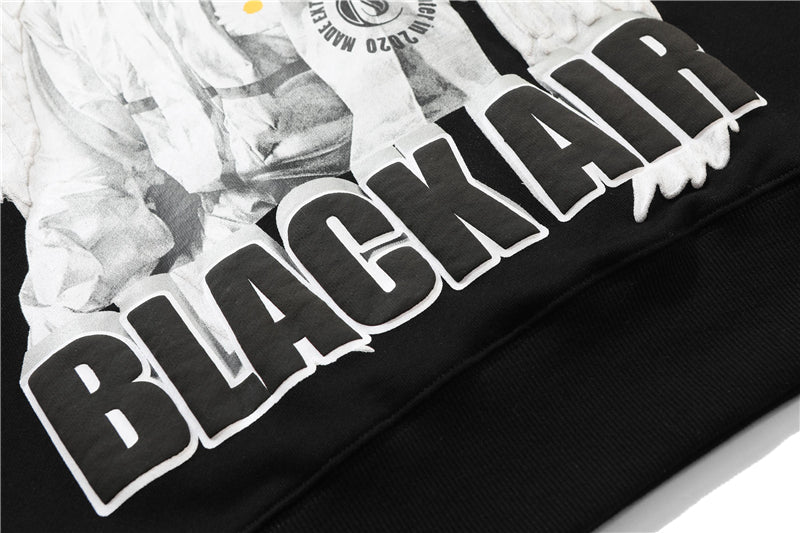 Reflective Astronaut Angel Print Sweatshirts Hoodies Autumn Men Casual Funny Pullover Hooded Hoodie Hip Hop Cotton Tops | Vimost Shop.