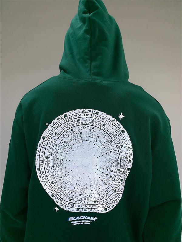 Reflective Geometry Circle Hooded Sweatshirts Hoodies Men Harajuku Casual Pullover Hoodie Hip Hop Cotton Tops | Vimost Shop.