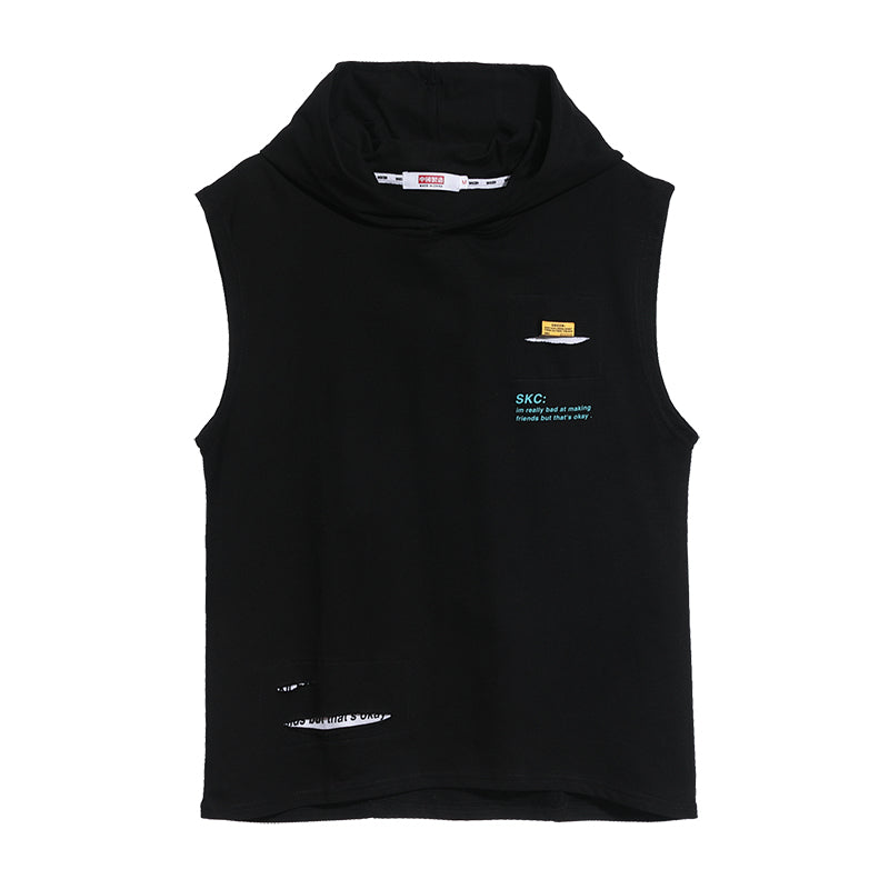 Streetwear Holes Hooded Tops Tees Shirts Summer Men Sportswear Casual Loose Hip Hop cool Hoodie Clothing | Vimost Shop.