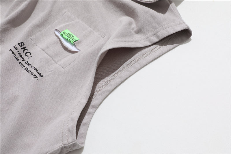 Streetwear Holes Hooded Tops Tees Shirts Summer Men Sportswear Casual Loose Hip Hop cool Hoodie Clothing | Vimost Shop.