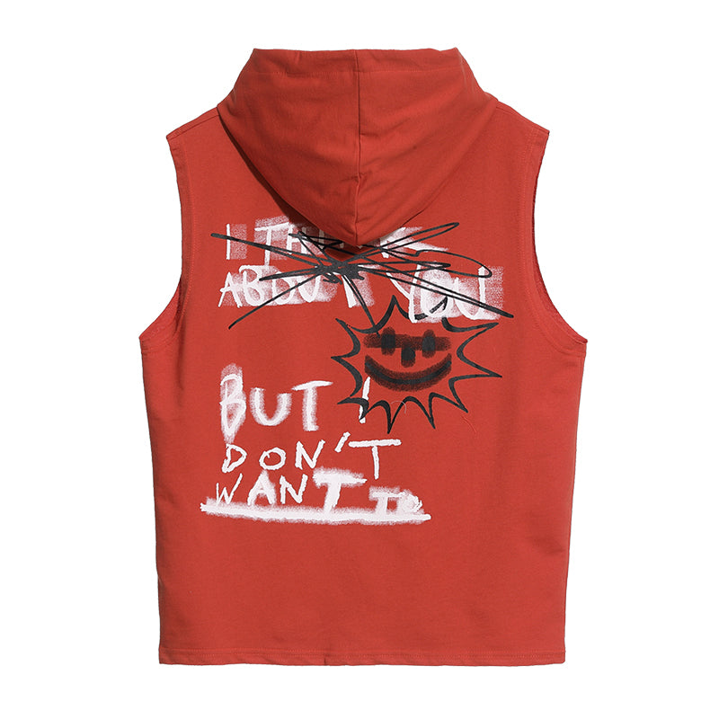 Streetwear Graffiti Hooded Tops Tees Shirts Summer Men  Yellow Casual Loose Hip Hop Hoodie Clothing | Vimost Shop.