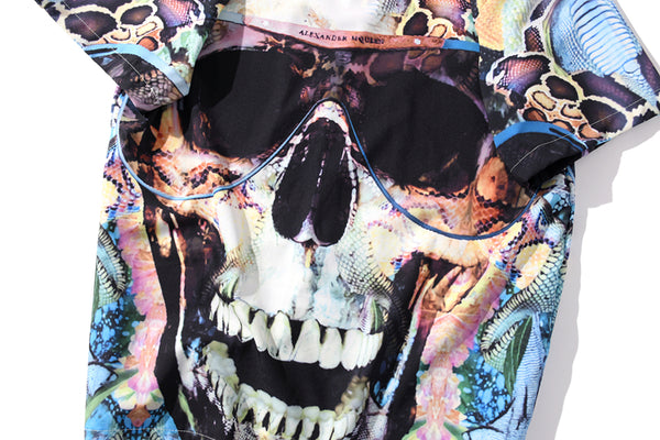 Summer Sunglasses Skull Print Beach Hawaiian Aloha Shirts Mens Casual Short Sleeve Shirt Male Fashion Shirts Top | Vimost Shop.