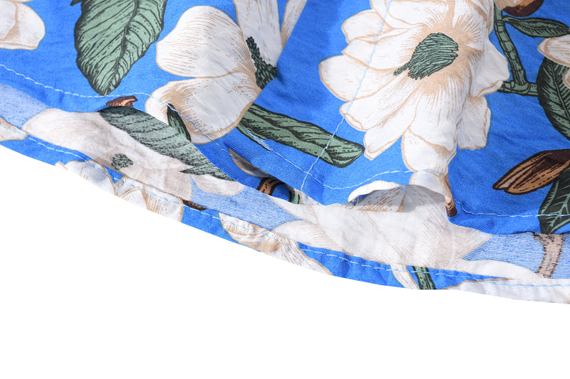 Summer Hip Hop Tops Korean Full Flowers Print Yellow Shirt Fashion Holiday Casual Mens Short Sleeve Hawaiian Shirts | Vimost Shop.