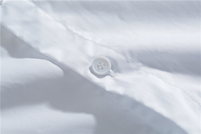 Japanese Style Cat Print White Shirts Mens Casual Short Sleeve Shirt Male Fashion Cotton Shirts Tops Clothing | Vimost Shop.