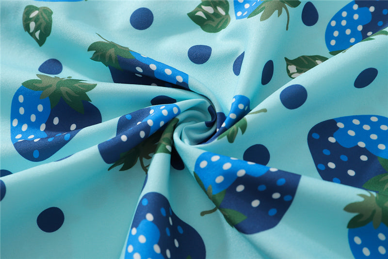 Strawberry Print Harajuku Shirt Mens Hip Hop Streetwear Hawaiian Shirt Fashion Oversized Short Sleeve Korean Red Tops | Vimost Shop.