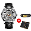 Luxury Men Automatic Mechanical Watch Skeleton Tungsten Steel Waterproof Self-Wind Sapphire Glass Wristwatch | Vimost Shop.