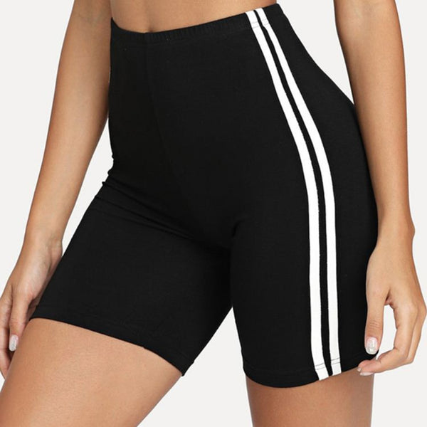 Women Fitness Leggings Yoga Shorts Cycling Biker Shorts Seamless Sport Legging Gym Sportswear High Waist Side Striped | Vimost Shop.