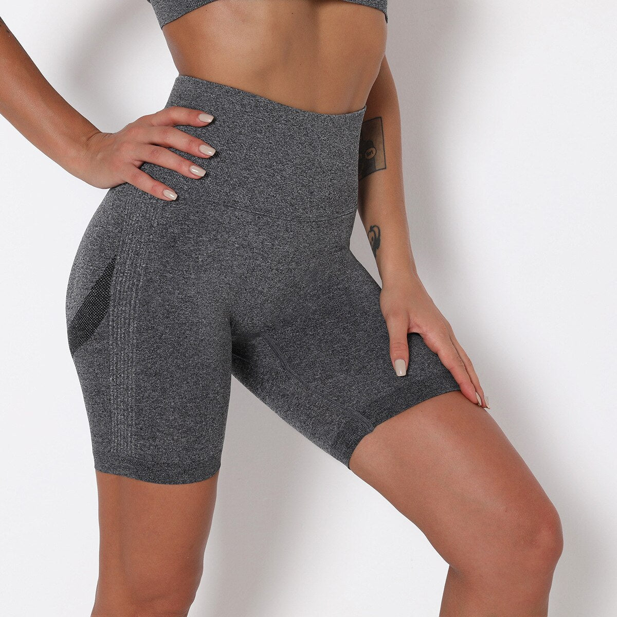 Seamless Fitness Yoga Short Pants For Women Training Workout Sports Leggings Shorts Energy Sportswear Gym Clothing Hips Lifting | Vimost Shop.