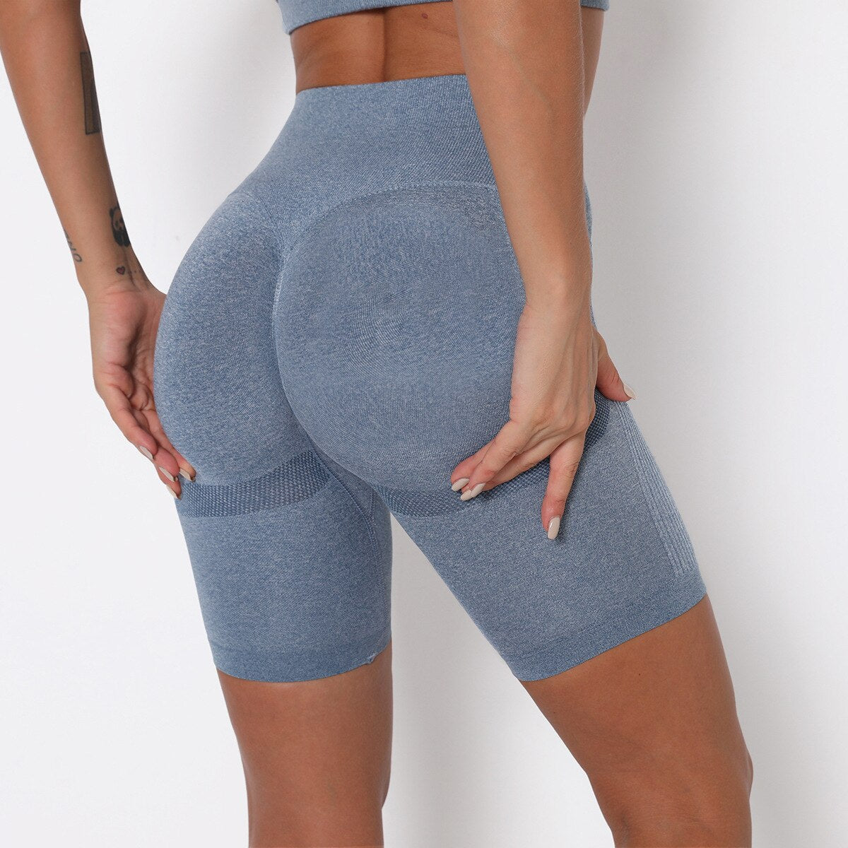Seamless Fitness Yoga Short Pants For Women Training Workout Sports Leggings Shorts Energy Sportswear Gym Clothing Hips Lifting | Vimost Shop.